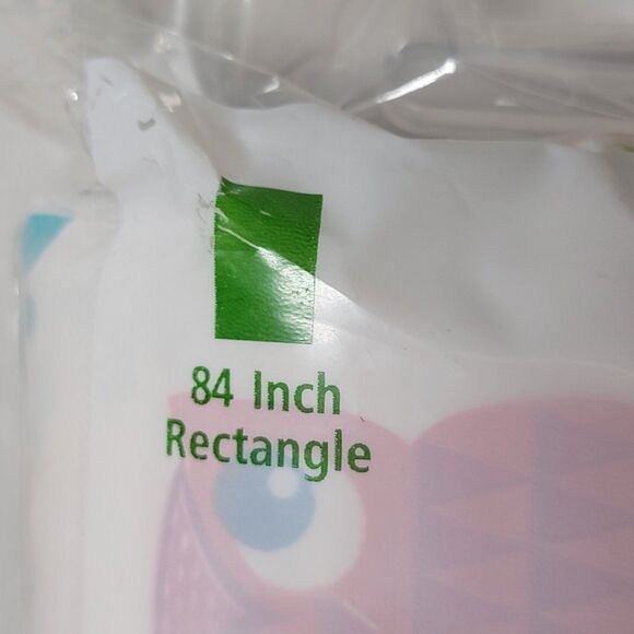 Mainstays Owl Vinyl Tablecloth - 60" X 84" Rectangle NEW - Picture 3 of 7